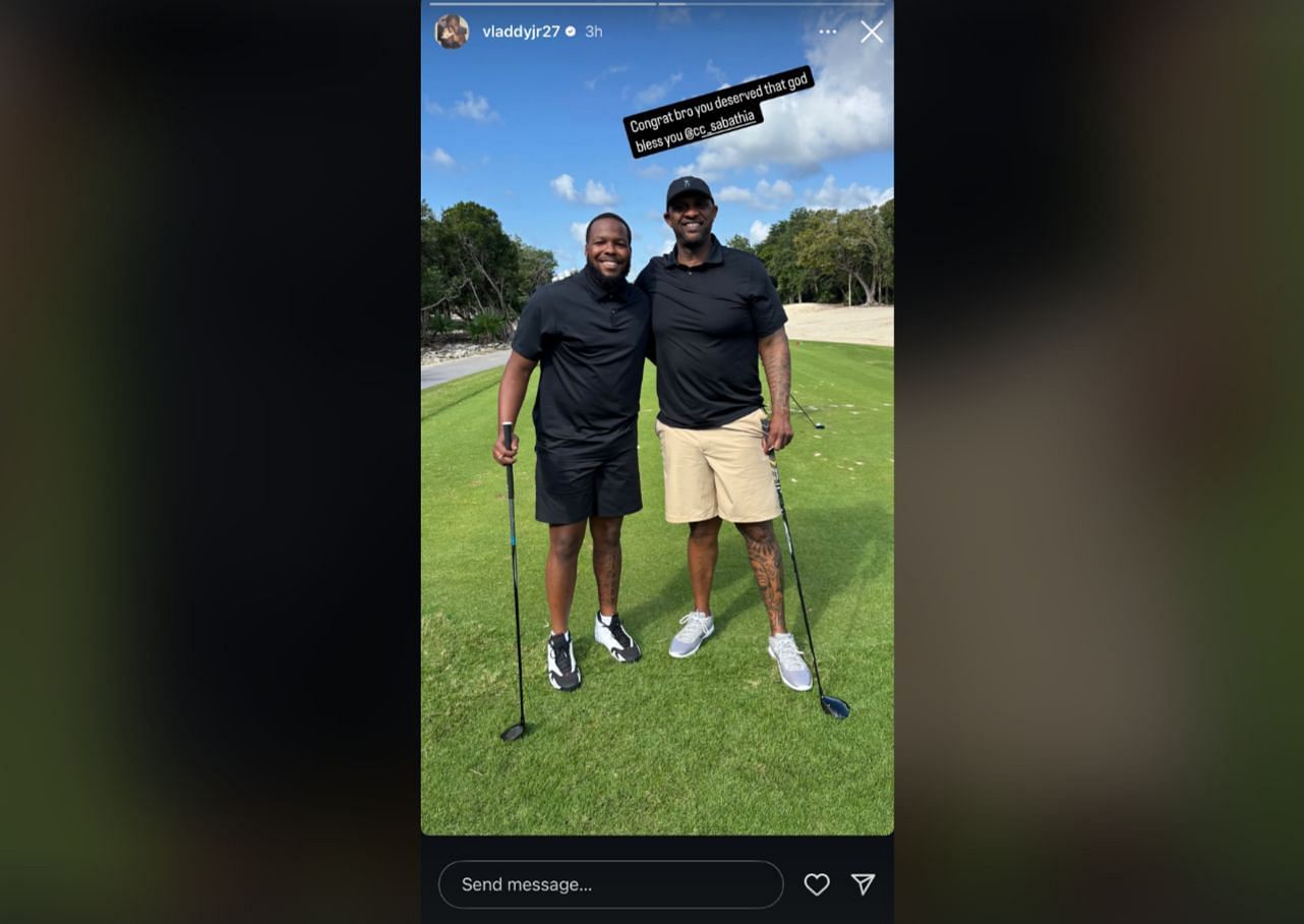 Image credit: Vladimir Guerrero Jr.'s IG